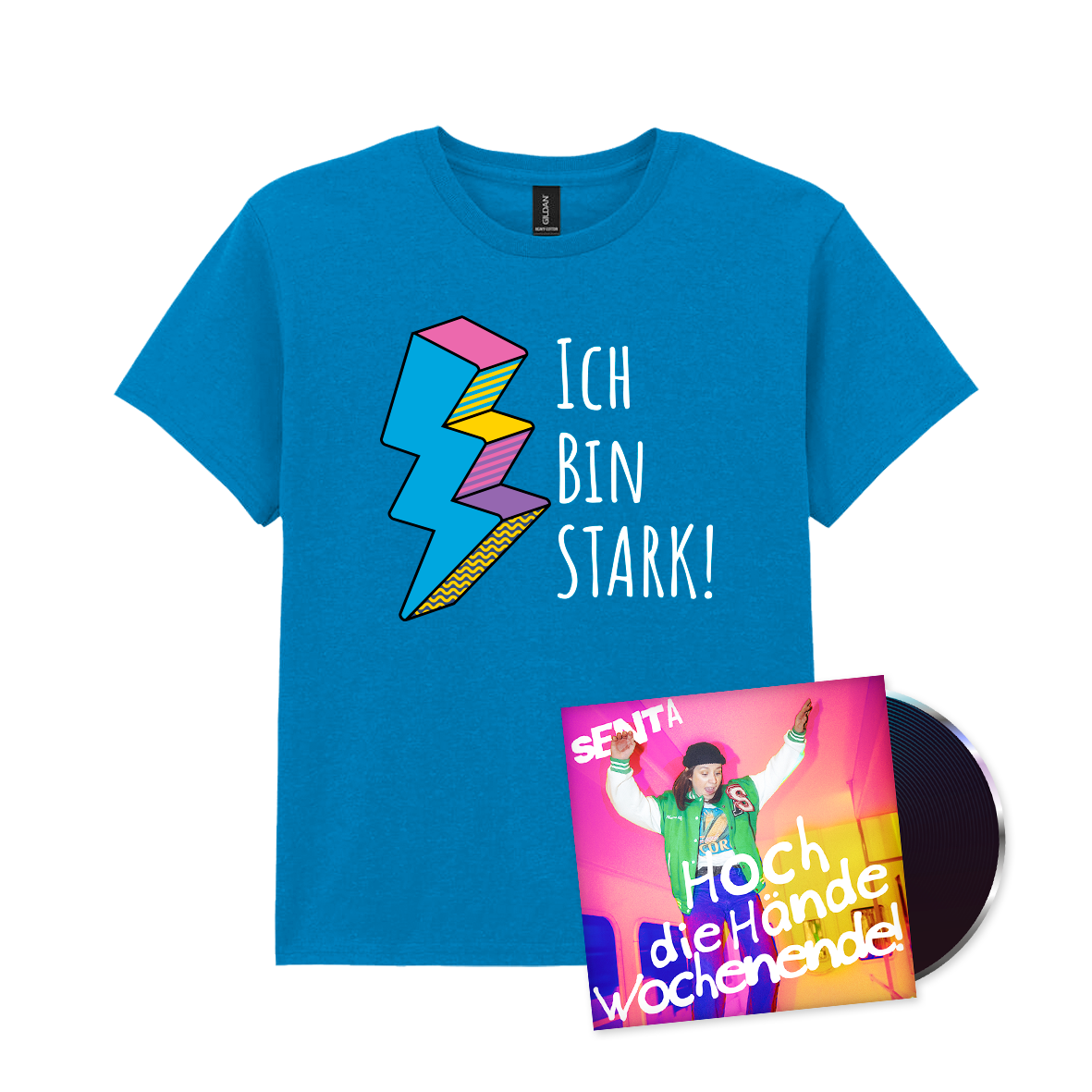 Senta - Ich bin Stark - T-Shirt + CD Bundle